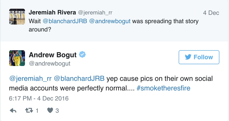 Illustration for article titled Of Course Andrew Bogut Has Bad Pizzagate Takes
